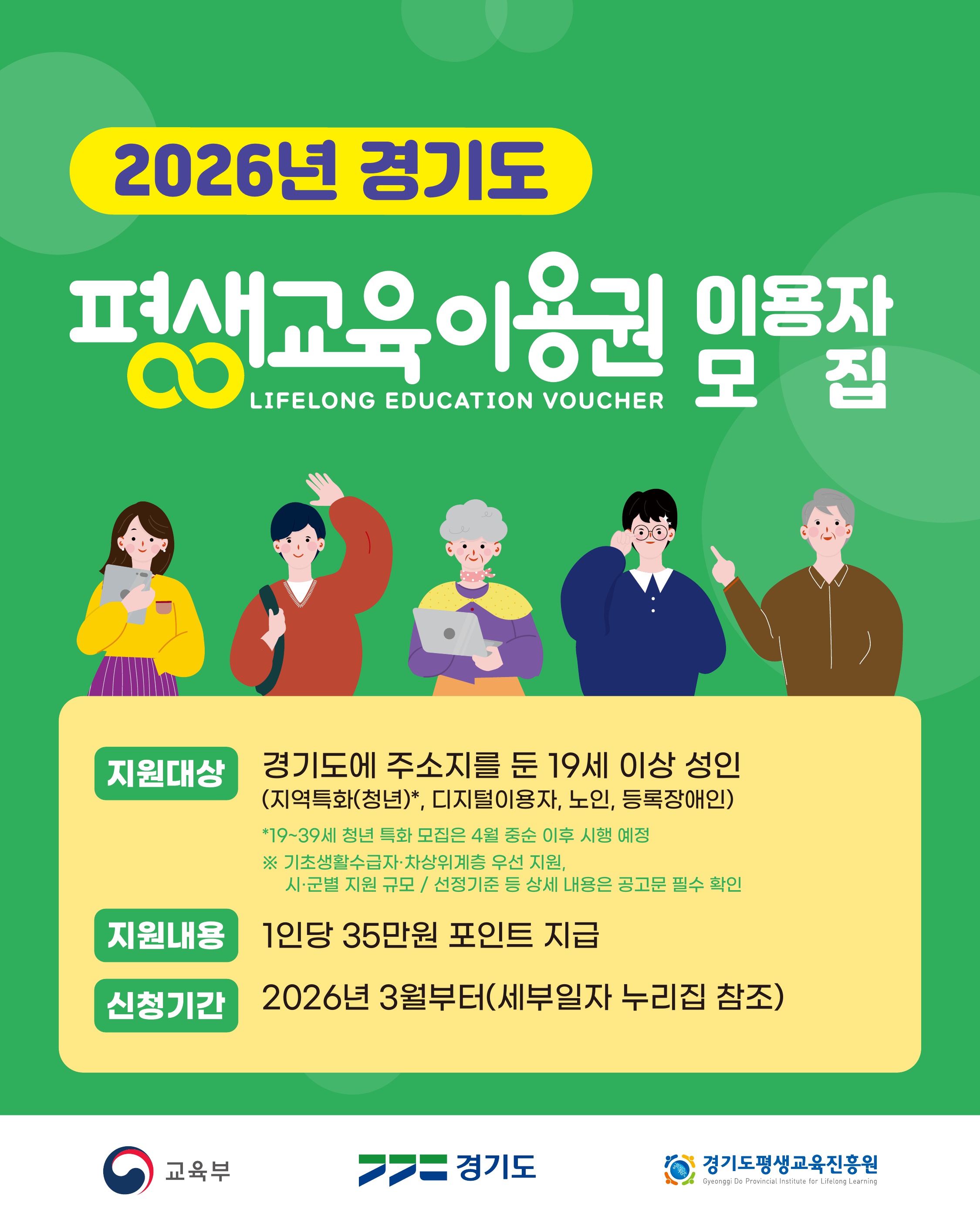 2026년 경기도 평생교육이용권