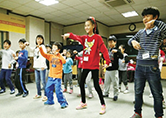 땟골 학습마을 배움터 - 춤 수업중인 아이들 모습